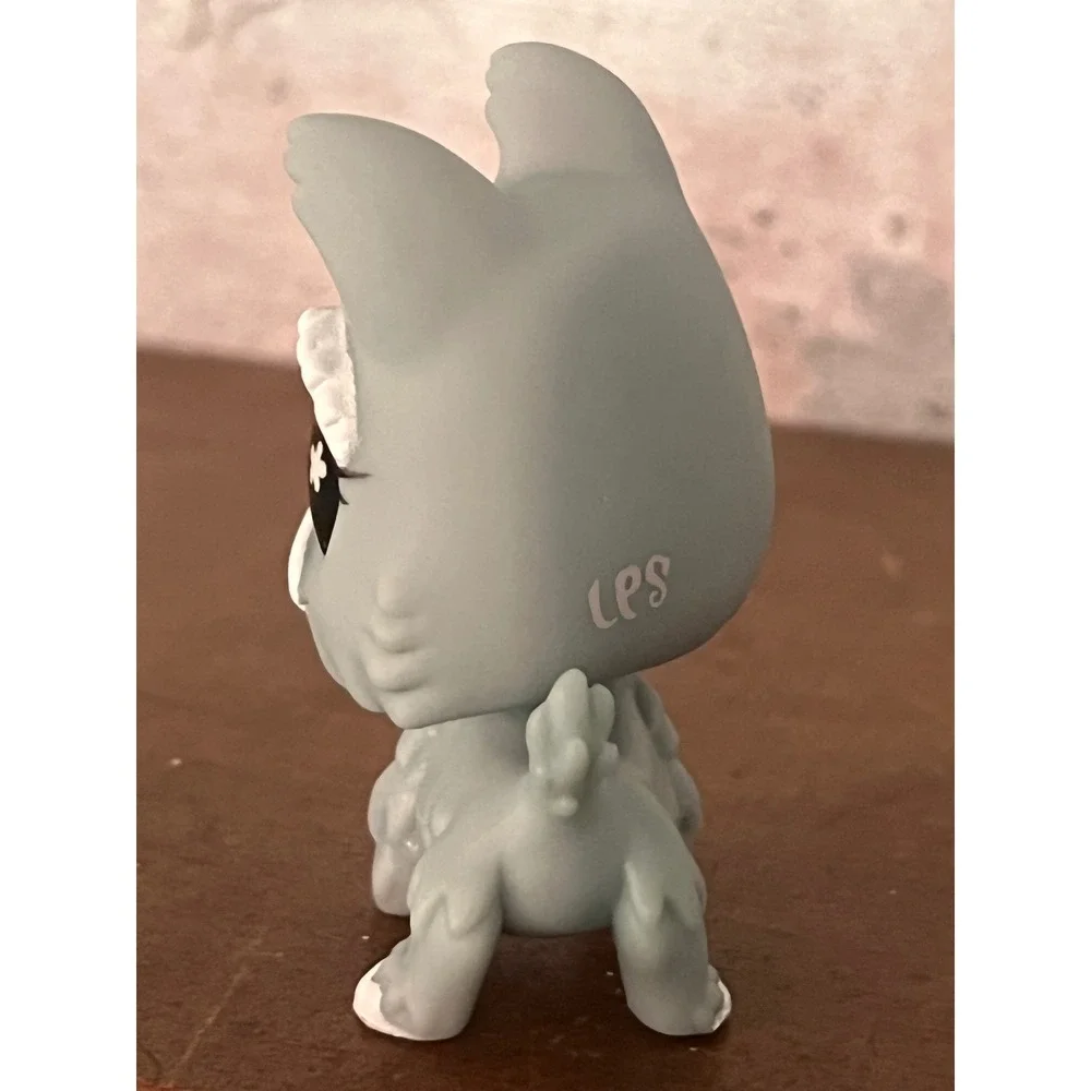 Littlest Pet Shop LLS G7 Old Man Scottie Dog #314 Grey‎ White